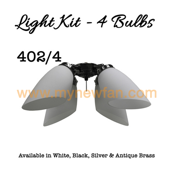 402 4 head fan light kit