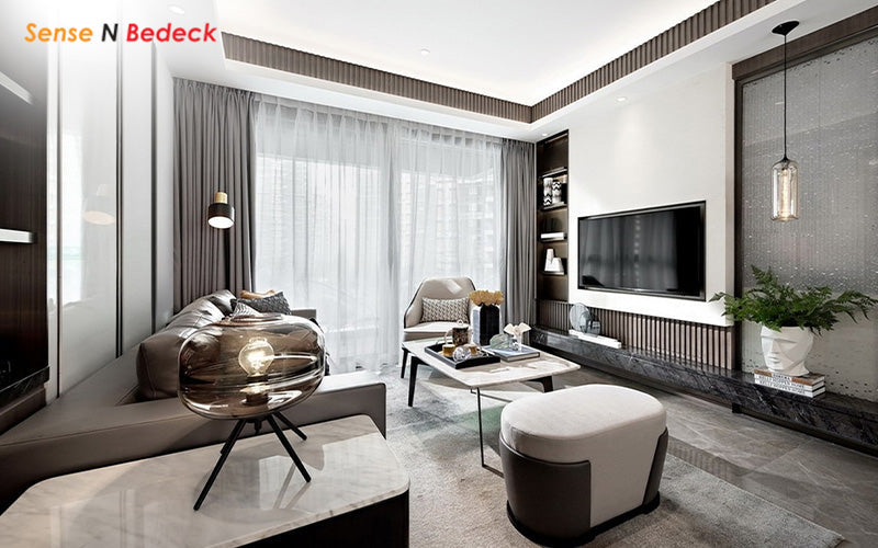 Modern living room with minimalist designs