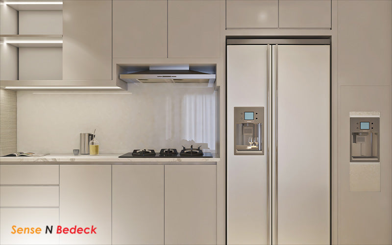 Well furbished kitchen appliances