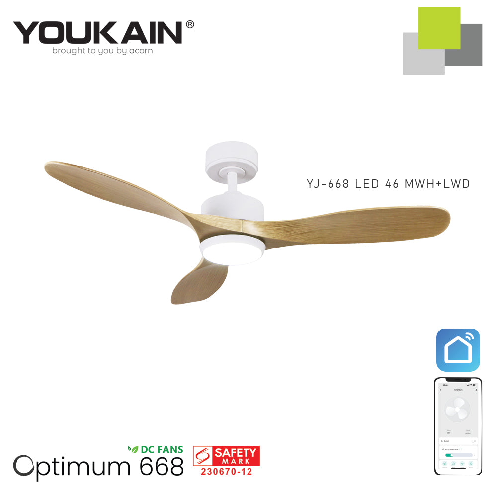 Youkain YJ-688 46" MWH+LWD with LED Fan Light