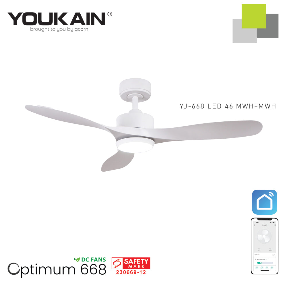 Youkain YJ-688 46" MWH+MWH with LED Fan Light