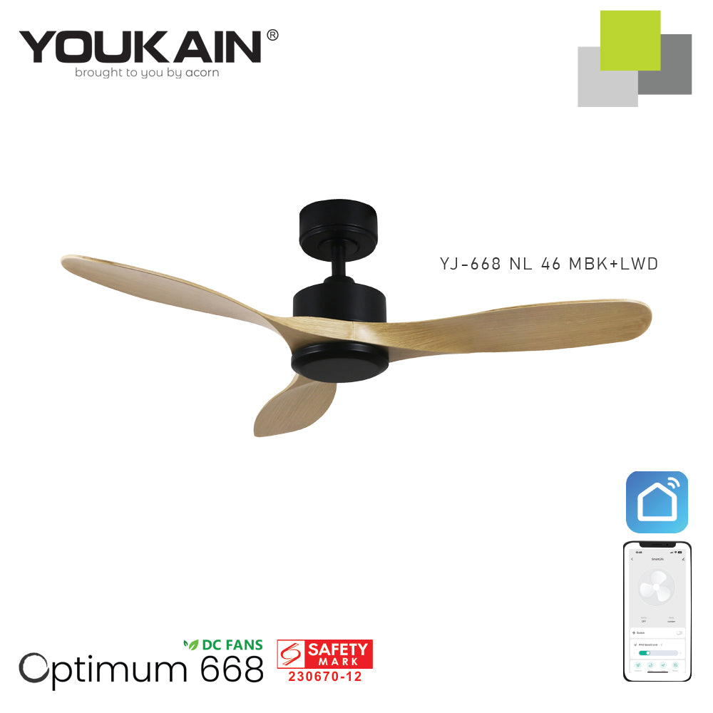 Youkain YJ-688 46" MBK+LWD with No Fan Light