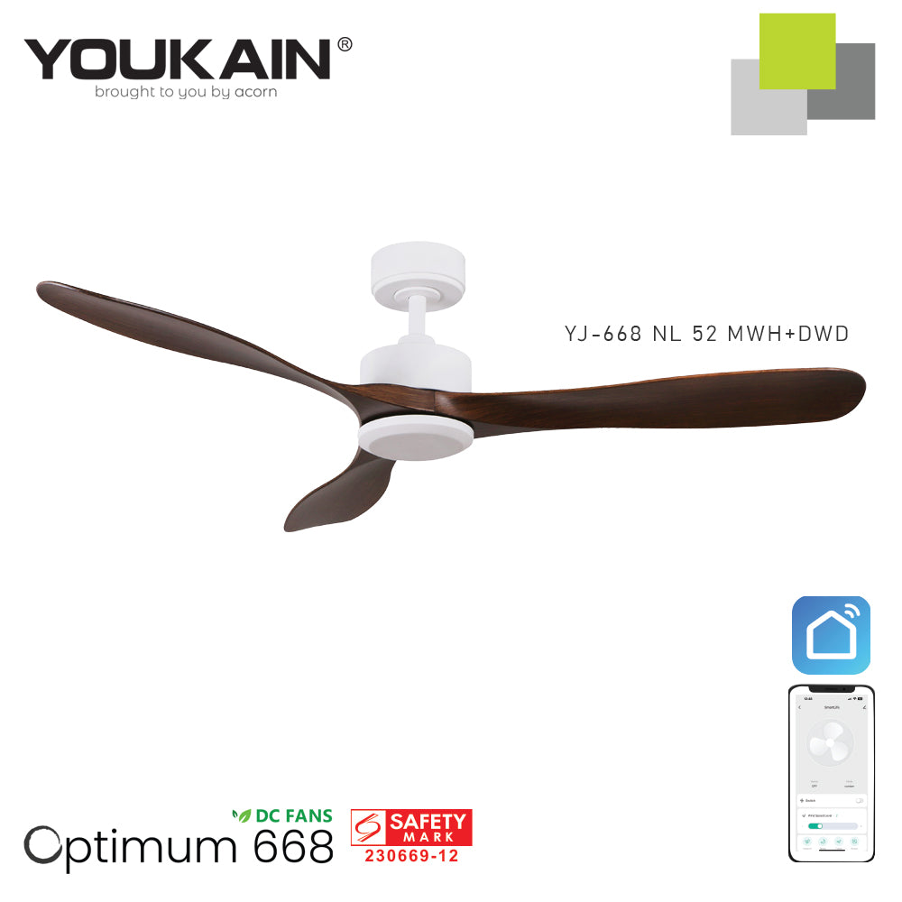 Youkain YJ-688 52" MWH+DWD with No Fan Light