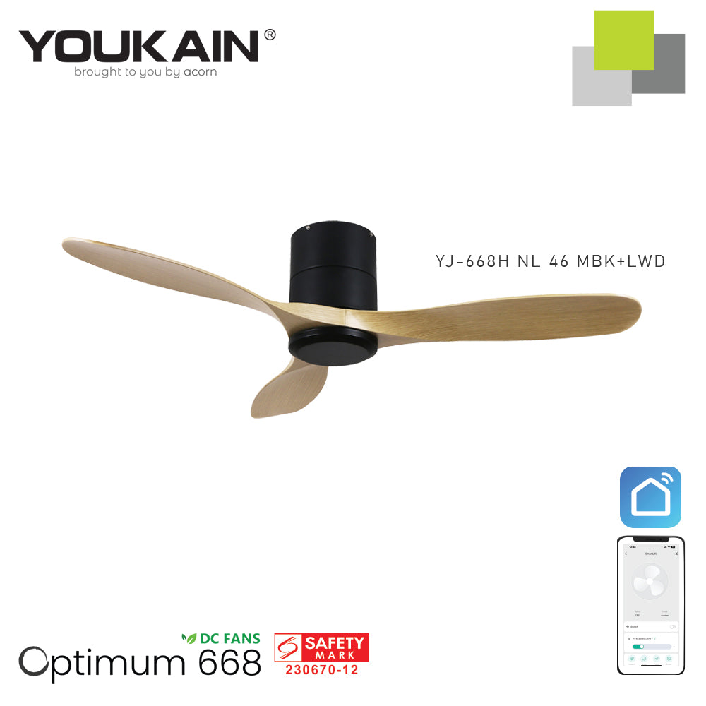 Youkain YJ-688H 46" MBK+LWD with No Fan Light