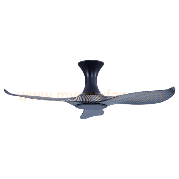 EFENZ CARBON FIBER HUGGER CEILING FAN WITH NO FAN LIGHT