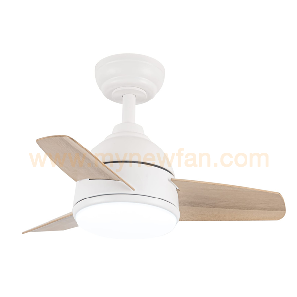 Fanco Bee 26" White Pine with LED fan light