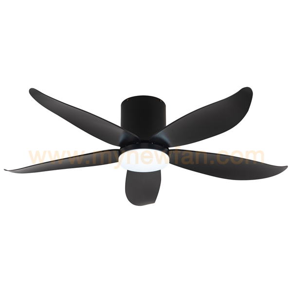 Fanco Rito-5 Black with LED Fan Light