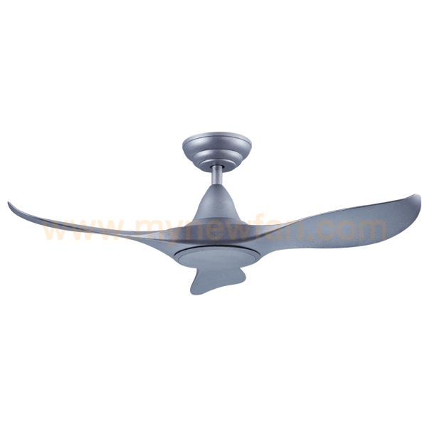 EFENZ SATIN TITANIUM CEILING FAN WITH NO FAN LIGHT