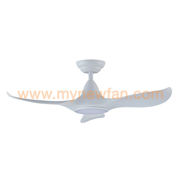 EFENZ WHITE CEILING FAN WITH LED FAN LIGHT