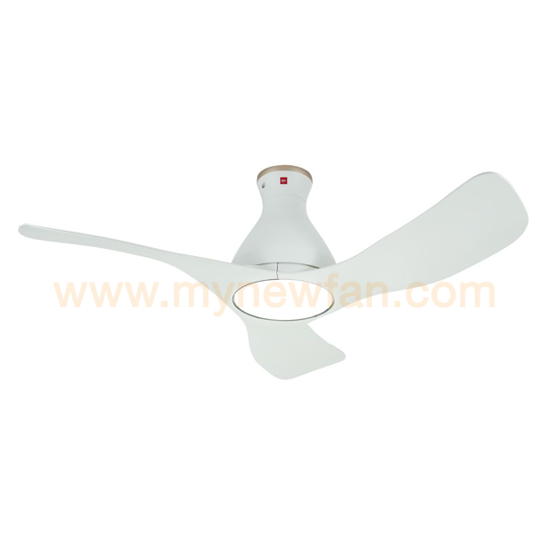 KDK E48GP wifi dc ceiling fan with light Matt White Color