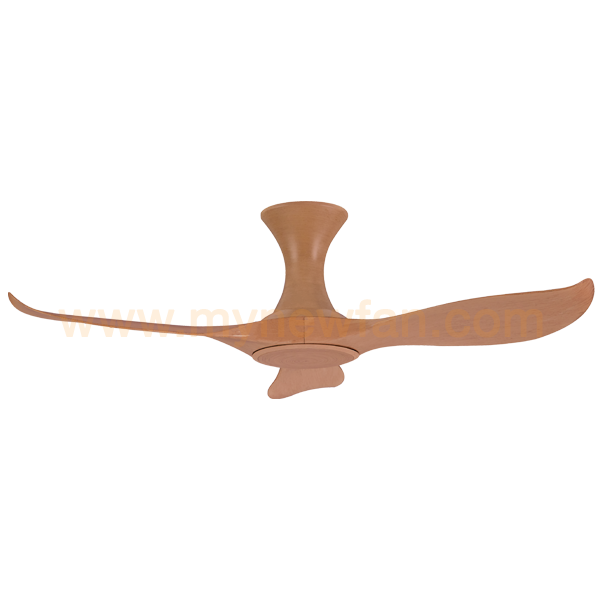 EFENZ HONEY MAPLE WOOD HUGGER CEILING FAN WITH NO FAN LIGHT