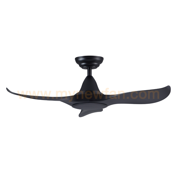 EFENZ BLACK CEILING FAN WITH NO FAN LIGHT