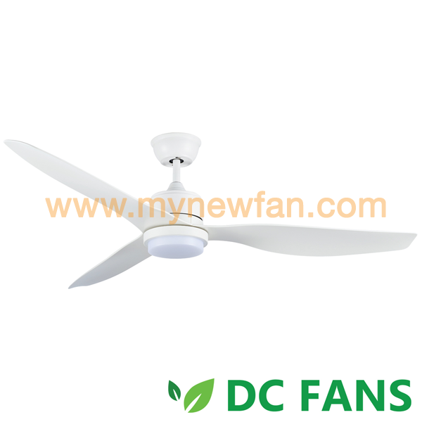 Acorn DC-159 52" White with LED fan light