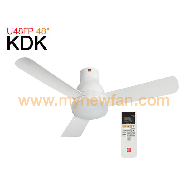 KDK U48FP White with LED fan light
